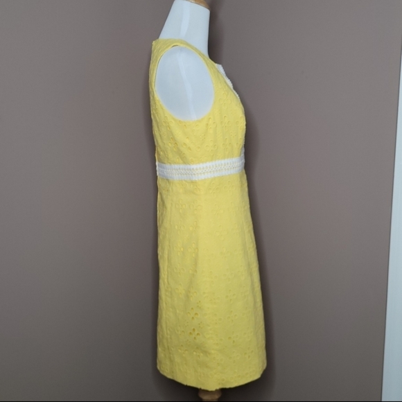 Lilly Pulitzer St Tropez Floral Cross Eyelet Dress - Picture 7 of 16